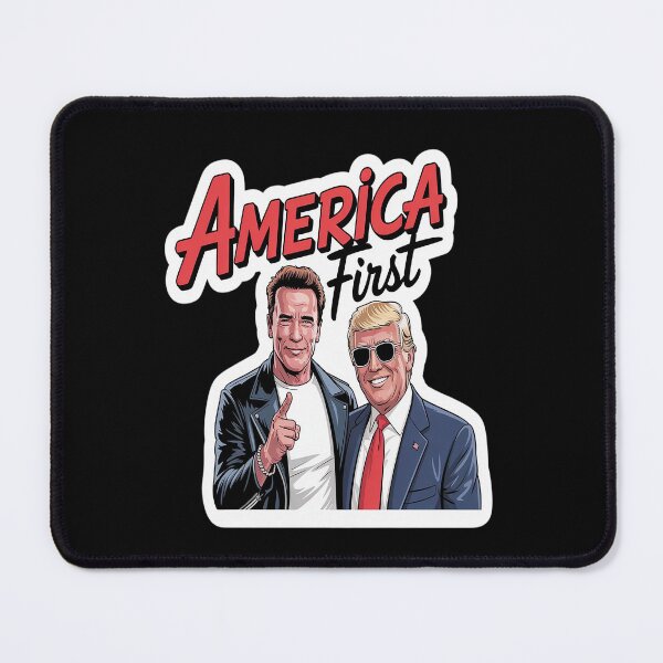 Item preview, America First Trump and Elon Die-Cut Magnets designed and sold by splindoershop.