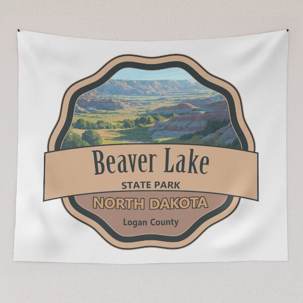 Item preview, Beaver Lake State Park, Logan County, North Dakota designed and sold by Wanderful-roads.
