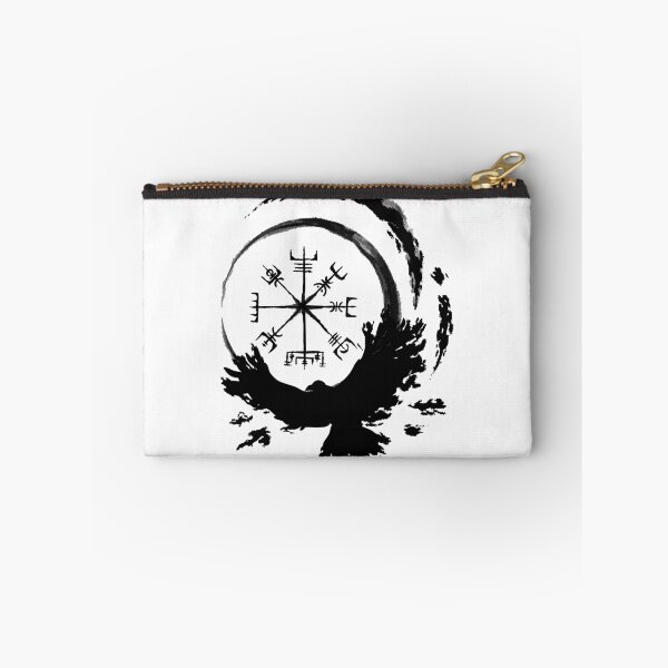 Item preview, The Vegvisir Compass tattoo idea art, grunge brushstroke Not AI designed and sold by makiangelo2.