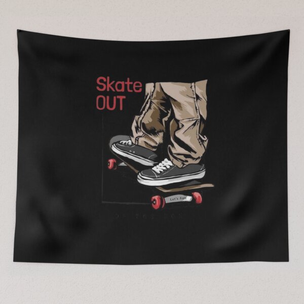 Item preview, Skate,skateboard, Skate out design, artwork designed and sold by Slickskillz11.