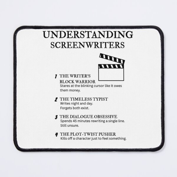 Item preview, Understanding Screenwriters – Funny Scriptwriting Life Definitions designed and sold by PsyFlow35.