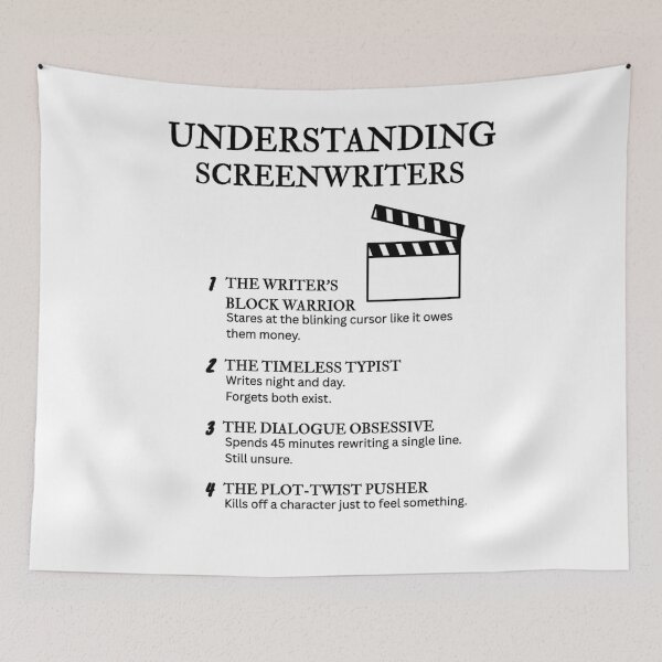 Item preview, Understanding Screenwriters – Funny Scriptwriting Life Definitions designed and sold by PsyFlow35.