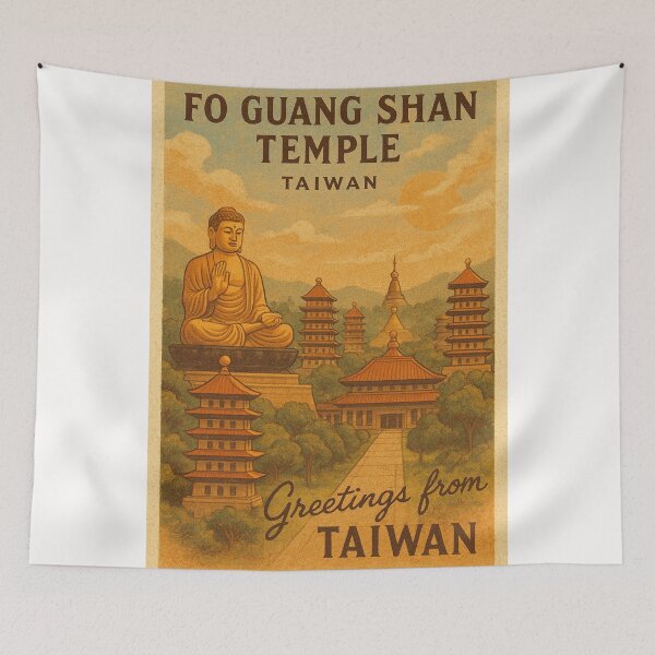 Item preview, Fo Guang Shan Temple and Giant Buddha in Taiwan designed and sold by Places On Earth.