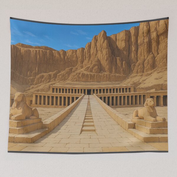 Item preview, The Temple of Hatshepsut designed and sold by KAI-Studio.