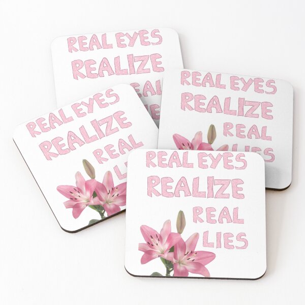 Item preview, Real Eyes Realize Real Lies Poster designed and sold by artisticabbey.