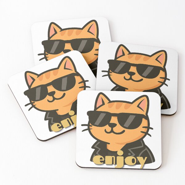 Item preview, Cat enjoy designed and sold by wodigi.