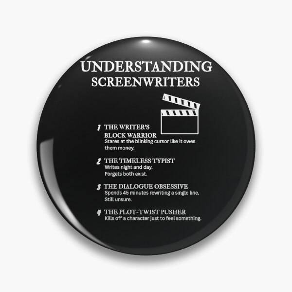 Item preview, Understanding Screenwriters – Funny Scriptwriting Life Definitions – Black designed and sold by PsyFlow35.