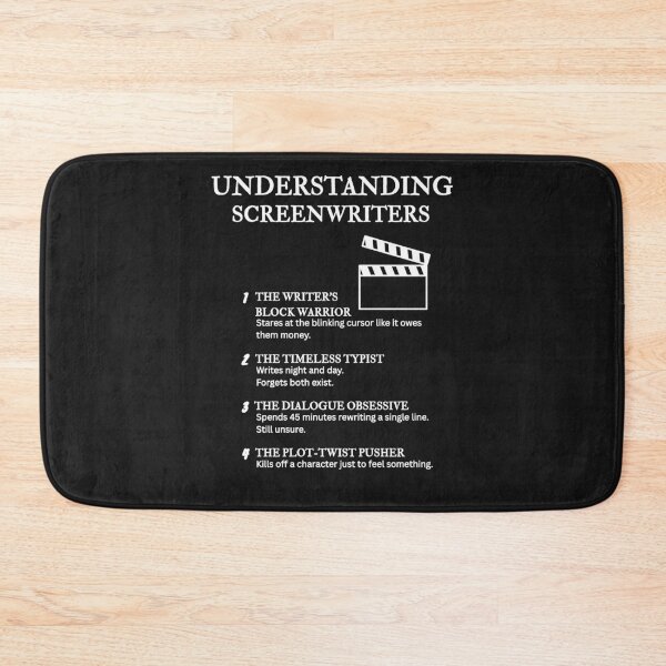 Item preview, Understanding Screenwriters – Funny Scriptwriting Life Definitions – Black designed and sold by PsyFlow35.