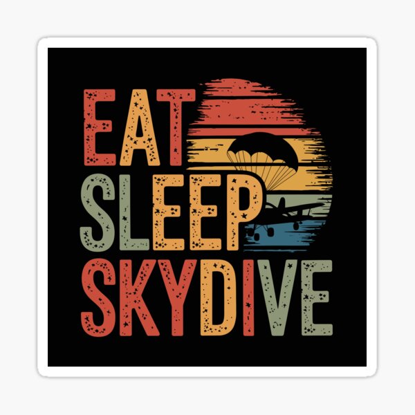 Item preview, Manger, dormir, sauter en parachute designed and sold by jkrphoto.