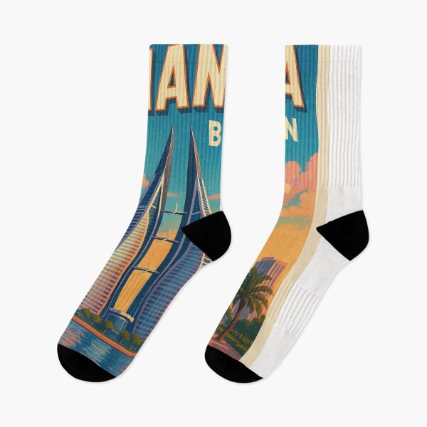 Item preview, Manama Bahrain Sunset Skyline and Seaside Promenade designed and sold by Places On Earth.