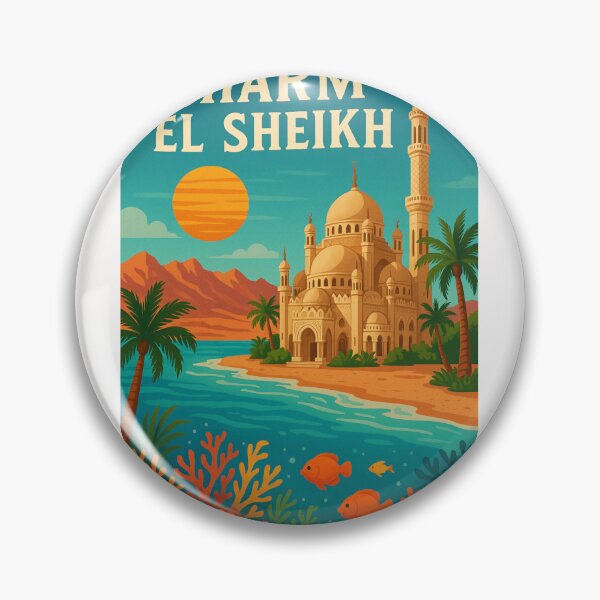 Item preview, Sharm El Sheikh Coral Reef and Mosque by the Sea designed and sold by Places On Earth.