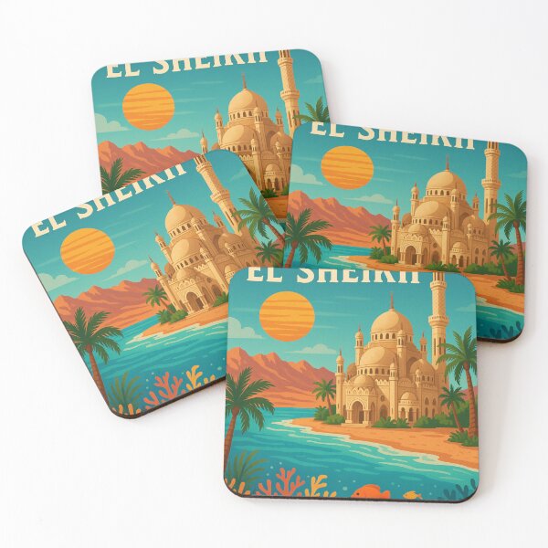 Item preview, Sharm El Sheikh Coral Reef and Mosque by the Sea designed and sold by Places On Earth.