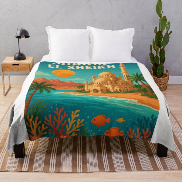 Item preview, Sharm El Sheikh Coral Reef and Mosque by the Sea designed and sold by Places On Earth.