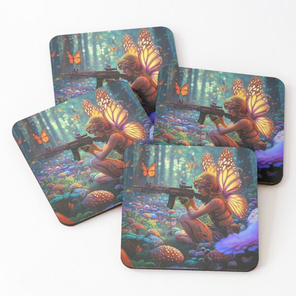Item preview, Super Fairy with protecting forest with glowing nature - Fantasy art designed and sold by TheArtistOf2022.