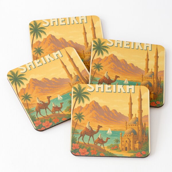 Item preview, Desert Mosque and Camels in Sharm El Sheikh Egypt designed and sold by Places On Earth.