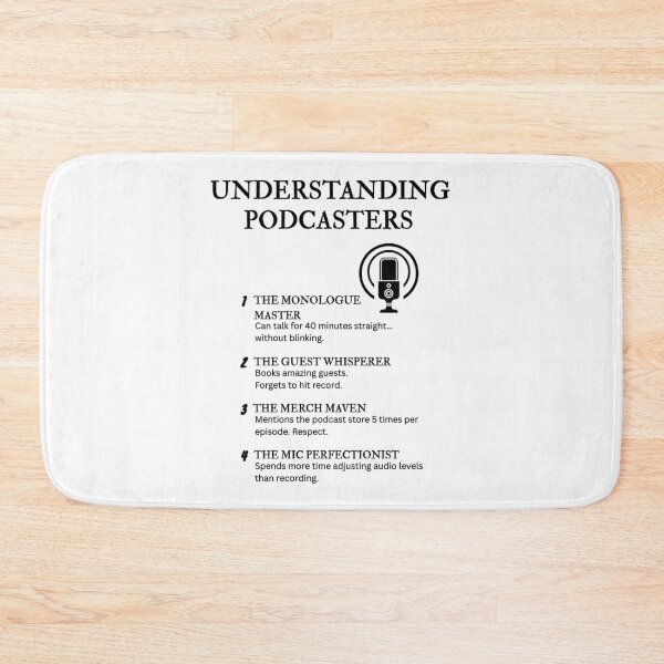 Item preview, Understanding Podcasters – Funny Audio Life Definitions designed and sold by PsyFlow35.