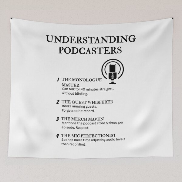 Item preview, Understanding Podcasters – Funny Audio Life Definitions designed and sold by PsyFlow35.