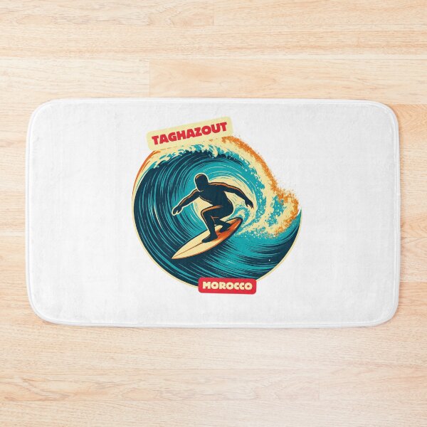 Item preview, Taghazout Surf - Retro Morocco Beach Art with Bold Wave Design designed and sold by Blurbean.