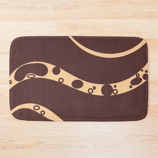 Item preview,  Abstract wave(dark brown) designed and sold by Navkriti.