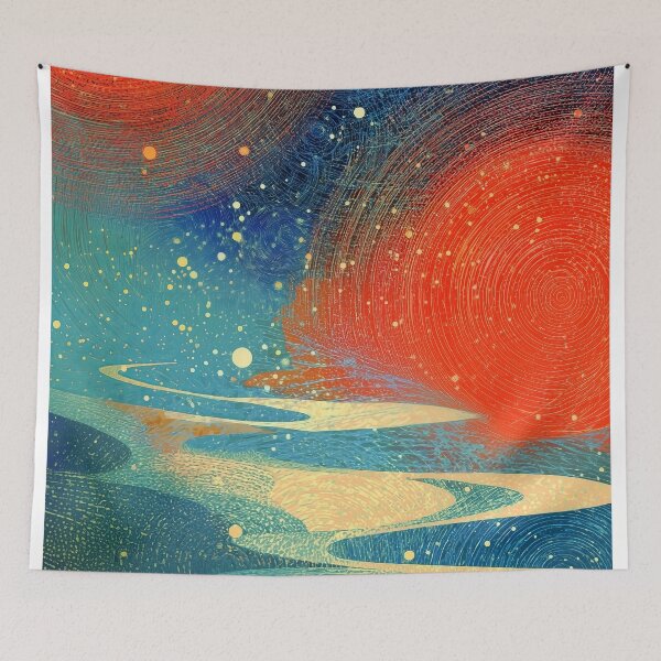 Item preview, 2169 Abstract Starry Night designed and sold by nikoart001.
