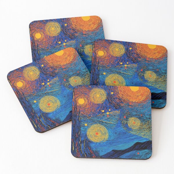 Item preview, 2172 Abstract Starry Night designed and sold by nikoart001.