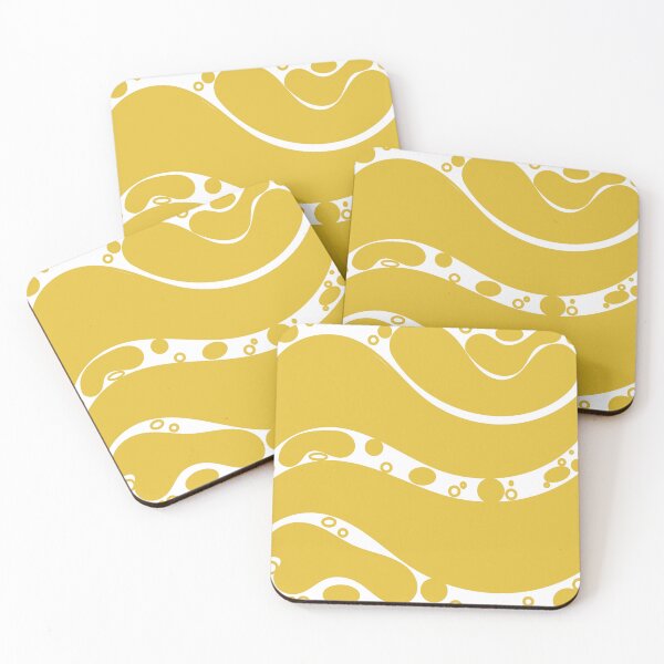 Item preview, Abstract wave(yellow) designed and sold by Navkriti.