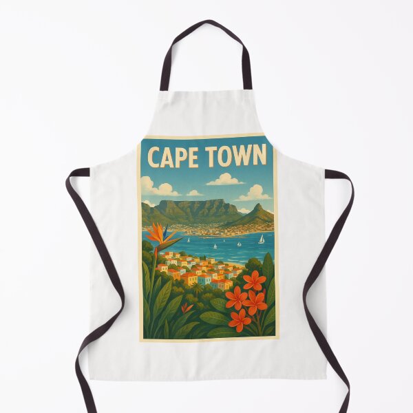 Item preview, Cape Town Hillside View with Table Mountain and Flowers designed and sold by Places On Earth.