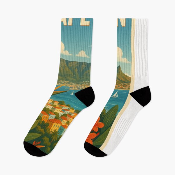 Item preview, Cape Town Hillside View with Table Mountain and Flowers designed and sold by Places On Earth.