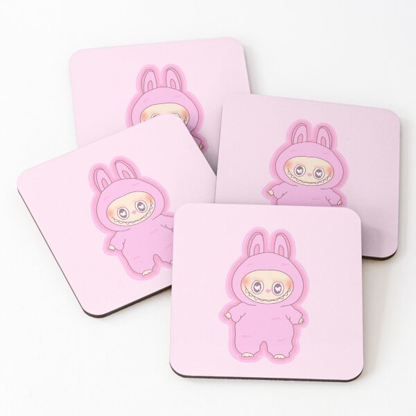 Item preview, Hot pink Labubu - Pop mart inspired -the monsters  designed and sold by Rhi Designs.