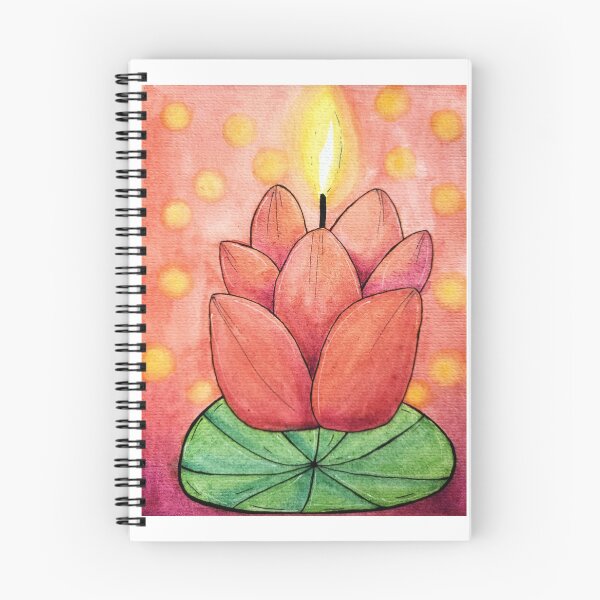 Item preview, Lotus shaped candle  designed and sold by Paintedhues.
