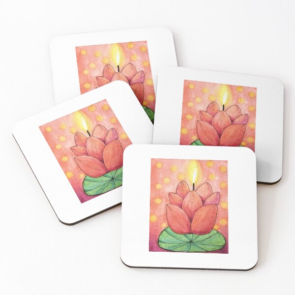 Item preview, Lotus shaped candle  designed and sold by Paintedhues.