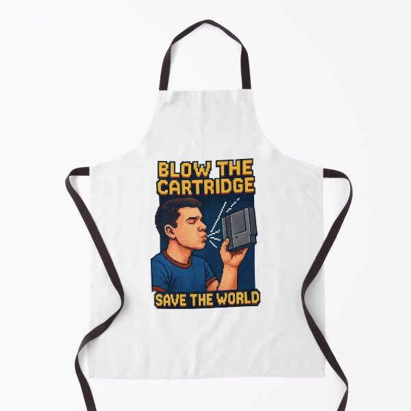 Item preview, Retro Tech Nostalgia T-shirt – Blow the Cartridge, Save the World designed and sold by InkArtHobby.