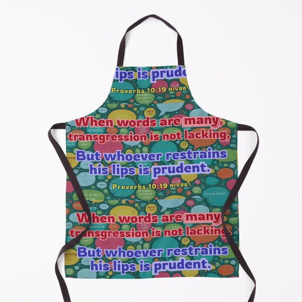 Item preview, Where words are many... Proverbs 10 designed and sold by stella literarium.