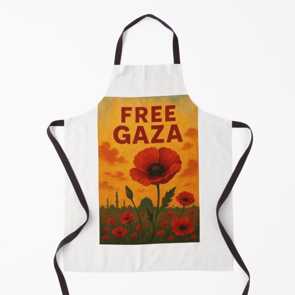 Item preview, Red Poppies and Sunset Tribute to Gaza designed and sold by Places On Earth.