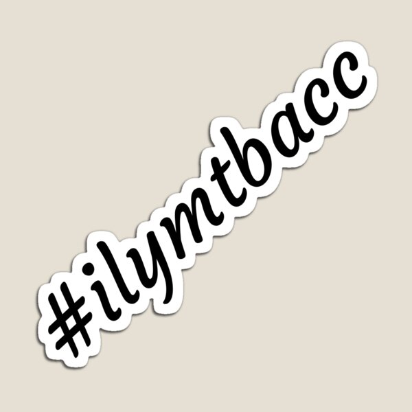 Aperçu de l'œuvre #ilymtbacc créée et vendue par Candra's Creations.