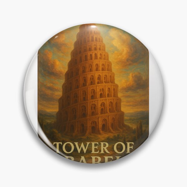 Item preview, Ancient Tower of Babel with Dramatic Skies designed and sold by Places On Earth.