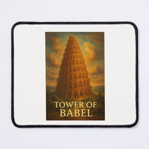 Item preview, Ancient Tower of Babel with Dramatic Skies designed and sold by Places On Earth.