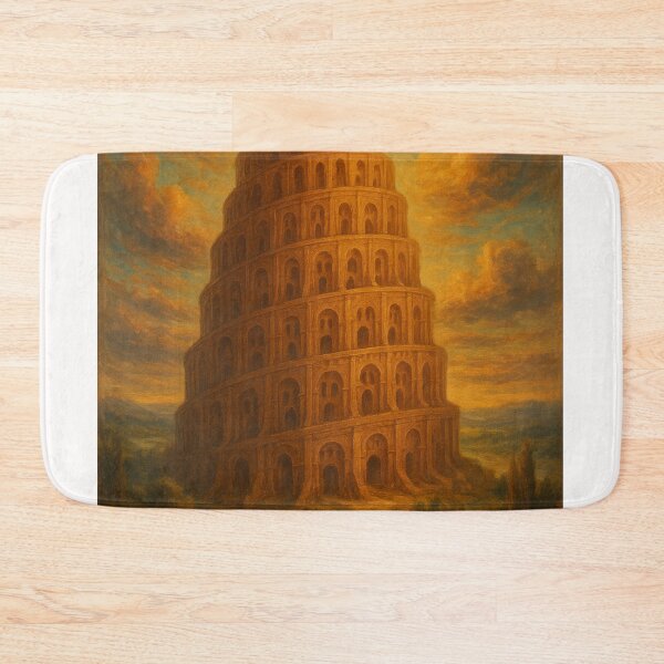 Item preview, Ancient Tower of Babel with Dramatic Skies designed and sold by Places On Earth.