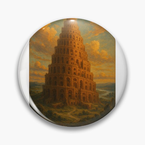 Item preview, Tower of Babel Rising Through Celestial Clouds designed and sold by Places On Earth.