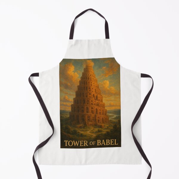 Item preview, Tower of Babel Rising Through Celestial Clouds designed and sold by Places On Earth.