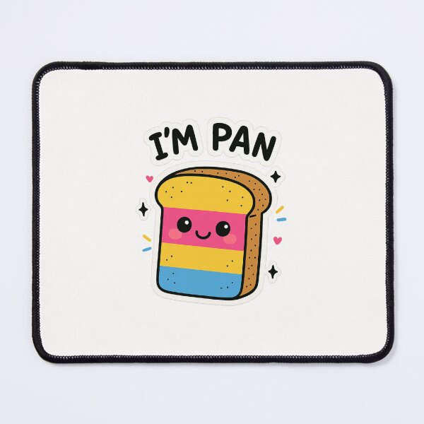 Item preview, Cute Pansexual Bread Character with Rainbow Colors designed and sold by Places On Earth.