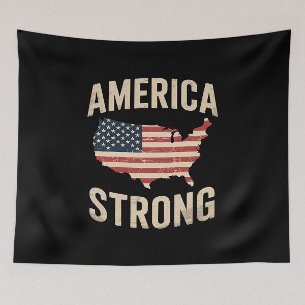 Item preview, America Strong T-Shirt - American Flag Patriotic designed and sold by splindoershop.