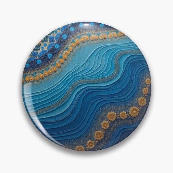 Item preview, Aboriginal Inspired Dot Art - Oceanic Relief designed and sold by GrinGalore.