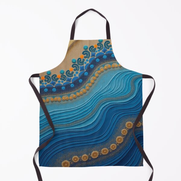 Item preview, Aboriginal Inspired Dot Art - Oceanic Relief designed and sold by GrinGalore.