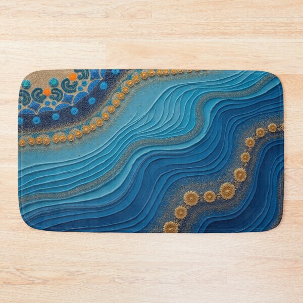 Item preview, Aboriginal Inspired Dot Art - Oceanic Relief designed and sold by GrinGalore.