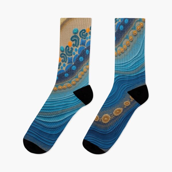 Item preview, Aboriginal Inspired Dot Art - Oceanic Relief designed and sold by GrinGalore.