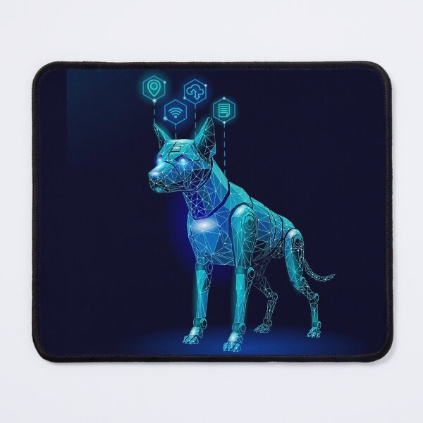 Item preview, Robotic Dog Cyborg Bot Pet Low poly designed and sold by LuckyStep.