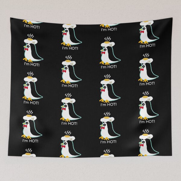 Item preview, LaMaisonOfMY The Egghead Forecast: Sunny, Silly & Seriously Too Hot! Penguin COLLECTION No.6 WHITE TEXT designed and sold by LaMaisonOfMY.