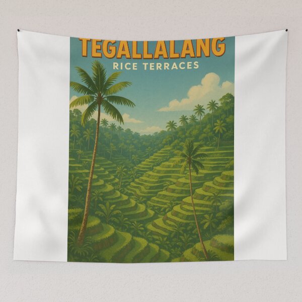 Item preview, Tegallalang Green Terraces in Tropical Bali designed and sold by Places On Earth.