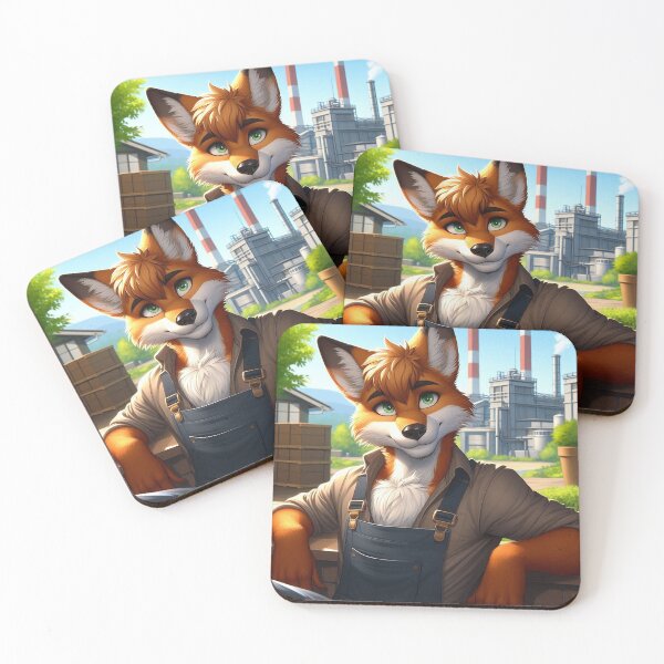 Item preview, Fox of the Foundry designed and sold by nikkolaus.